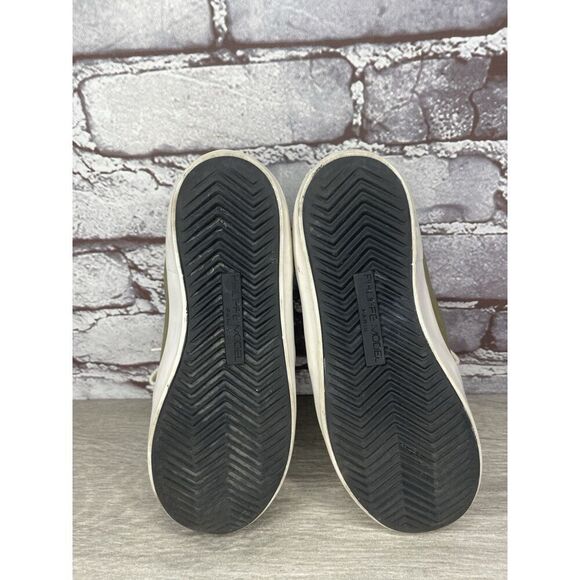 Philippe Model Paris Olive Green Leather Casual Sneakers Junior Sz 31EU/13.5M US - Picture 13 of 16